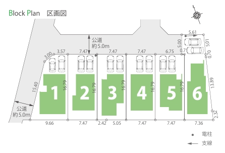 町田市金森6丁目の新築戸建ての1号棟の間取図の写真