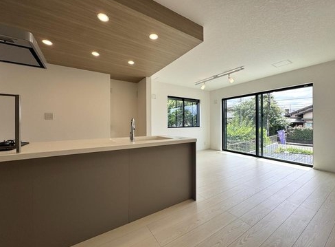 相模原市中央区上溝2丁目の新築戸建て4号棟のリビングの写真