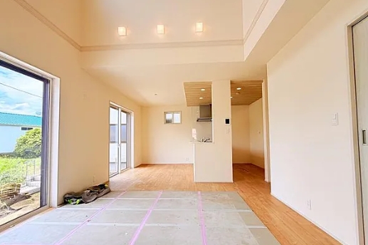 相模原市中央区田名の新築戸建て2号棟のダイニングの写真