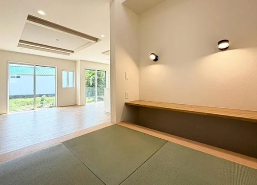 相模原市中央区田名の新築戸建て3号棟の和室の写真