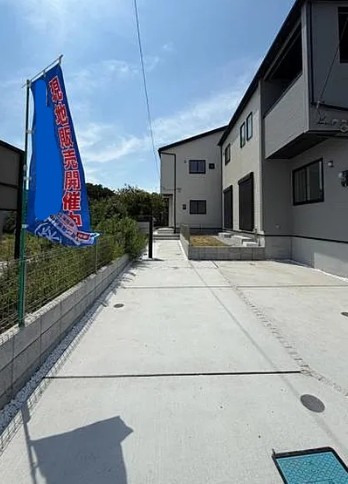 相模原市中央区田名の新築戸建て3号棟の駐車場の写真