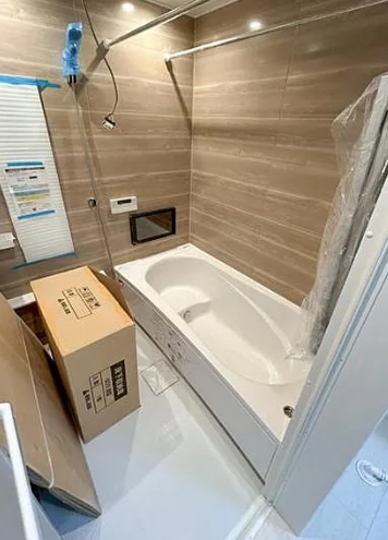 相模原市中央区田名の新築戸建て5号棟のバスルームの写真