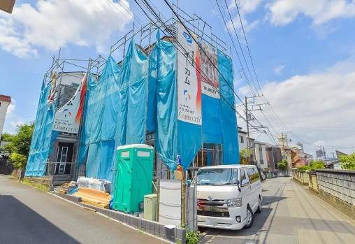 相模原市緑区東橋本3丁目の新築戸建て1号棟の外観の写真