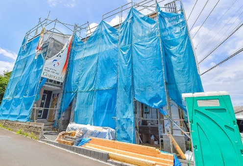 相模原市緑区東橋本3丁目の新築戸建て1号棟の外観の写真