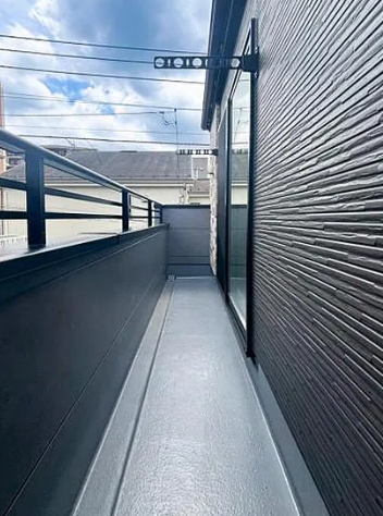 相模原市南区旭町の新築戸建てのバルコニーの写真