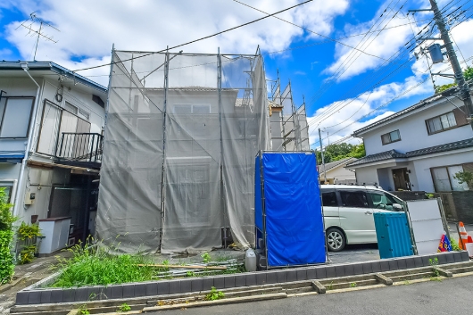 相模原市南区大野台8丁目の新築戸建ての外観の写真