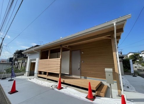相模原市南区新戸の新築戸建ての外観の写真