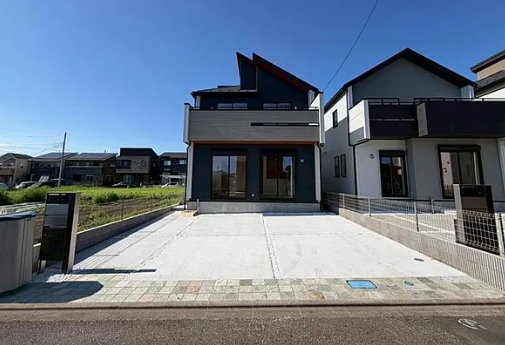 相模原市南区新戸の新築戸建て1号棟の外観の写真