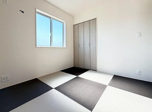 相模原市南区新戸の新築戸建て1号棟の和室の写真