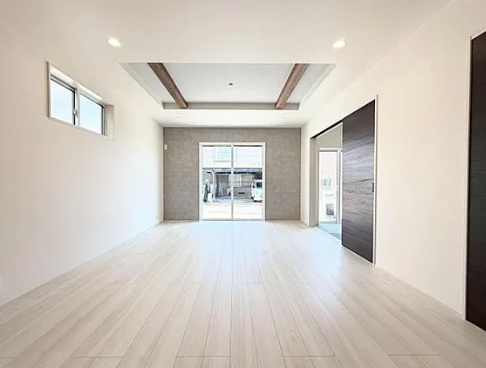 相模原市南区新戸の新築戸建て2号棟のリビングの写真