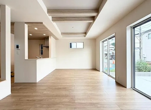 相模原市南区新戸の新築戸建て3号棟のダイニングの写真