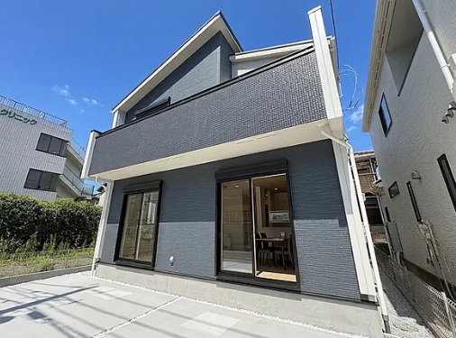 相模原市南区若松3丁目の新築戸建て1号棟の外観の写真