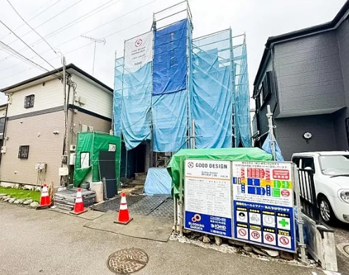 相模原市中央区淵野辺本町5丁目の新築戸建ての外観の写真