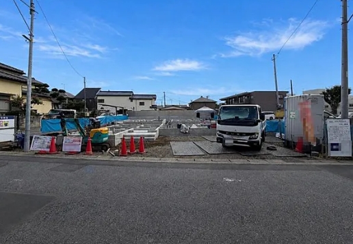 相模原市中央区上溝の新築戸建てA号棟の外観の写真