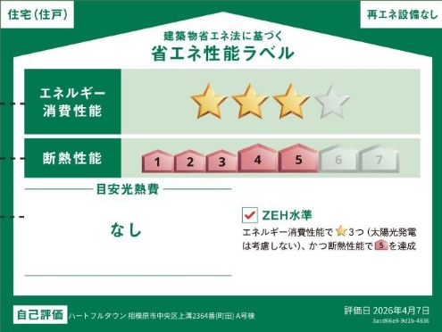 相模原市中央区上溝の新築戸建てB号棟の設備の写真