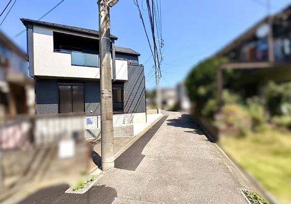 相模原市中央区上矢部2丁目の新築戸建ての外観の写真