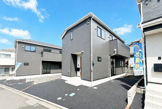相模原市中央区上矢部3丁目の新築戸建て3号棟の外観の写真