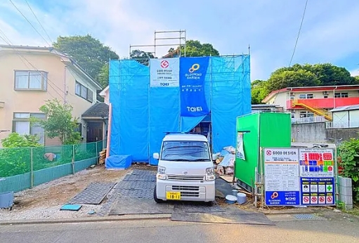 相模原市中央区水郷田名1丁目の新築戸建ての外観の写真