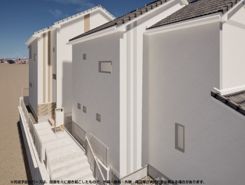 相模原市中央区すすきの町の新築戸建て1号棟の外観の写真