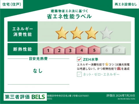 相模原市中央区田名の新築戸建ての設備の写真