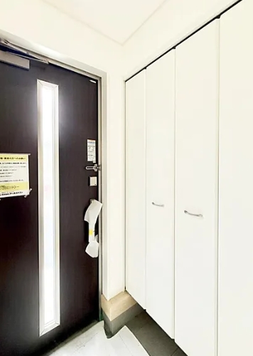 相模原市中央区田名の新築戸建て1号棟の玄関の写真