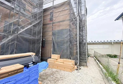 相模原市中央区田名の新築戸建て1号棟の外観の写真
