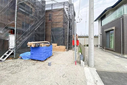 相模原市中央区田名の新築戸建て1号棟の外観の写真