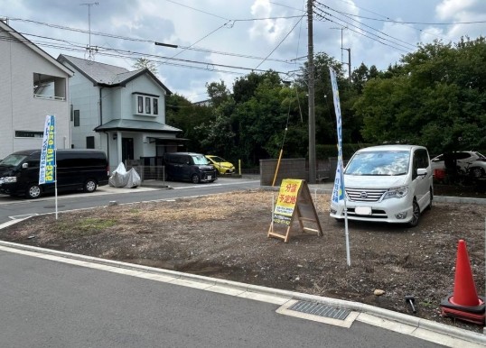 相模原市中央区田名の新築戸建て1号棟の外観の写真