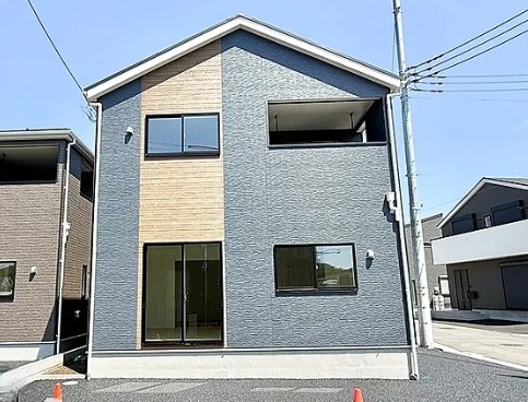 相模原市中央区田名の新築戸建て2号棟の外観の写真