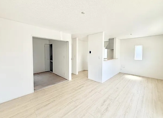 相模原市中央区田名の新築戸建て2号棟のリビングの写真