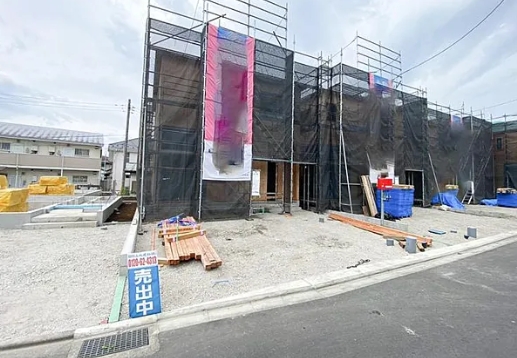 相模原市中央区田名の新築戸建て4号棟の外観の写真