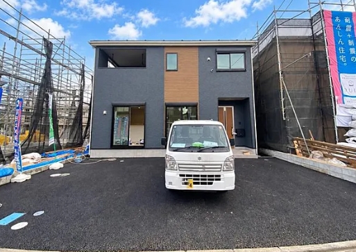 相模原市中央区田名の新築戸建て5号棟の外観の写真