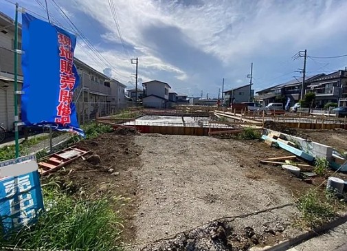 相模原市中央区田名の新築戸建て8号棟の外観の写真