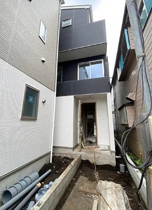 相模原市中央区矢部1丁目の新築戸建て1号棟の外観の写真