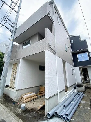 相模原市中央区矢部1丁目の新築戸建て2号棟の外観の写真