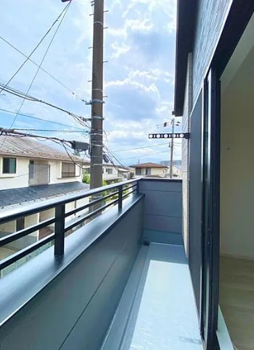 相模原市中央区横山4丁目の新築戸建て2号のバルコニーの写真