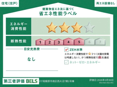 相模原市南区西大沼1丁目の新築戸建ての設備の写真