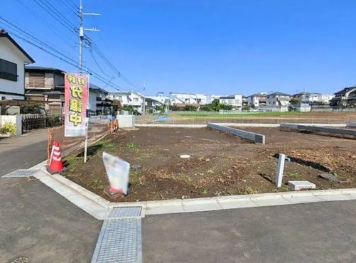 町田市木曽西1丁目の新築戸建てA号棟の外観の写真