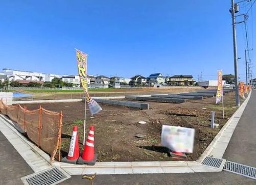 町田市木曽西1丁目の新築戸建てA号棟の外観の写真