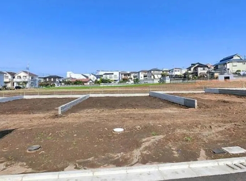 町田市木曽西1丁目の新築戸建てE号棟の外観の写真