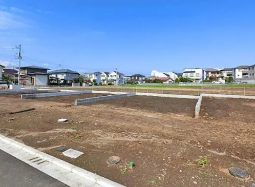 町田市木曽西1丁目の新築戸建てE号棟の外観の写真