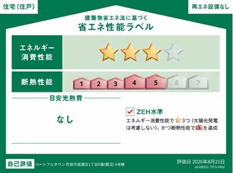 町田市成瀬台1丁目の新築戸建てのA号棟の設備の写真