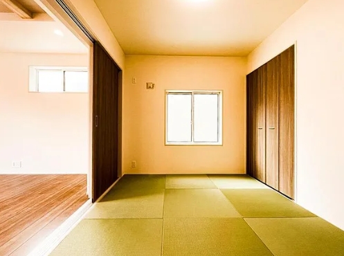 町田市成瀬台1丁目の新築戸建ての15号棟の和室の写真