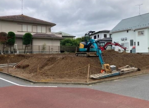 町田市能ヶ谷6丁目の新築戸建ての1号棟の外観の写真