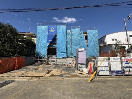 町田市能ヶ谷7丁目の新築戸建ての外観の写真