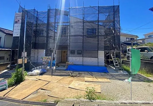 町田市小山町の新築戸建ての1号棟の外観の写真