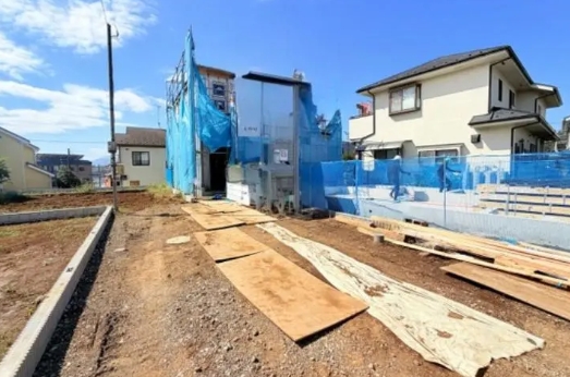 町田市常盤町の新築戸建て3号棟の外観の写真