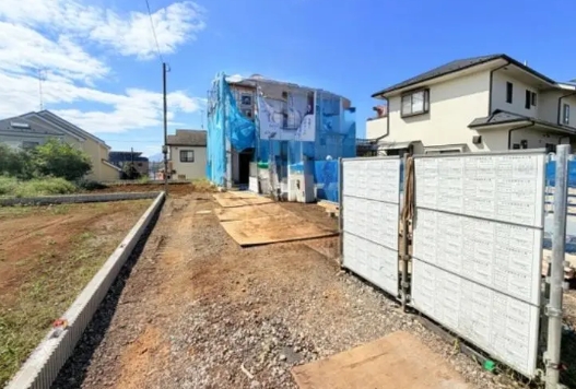 町田市常盤町の新築戸建て3号棟の外観の写真
