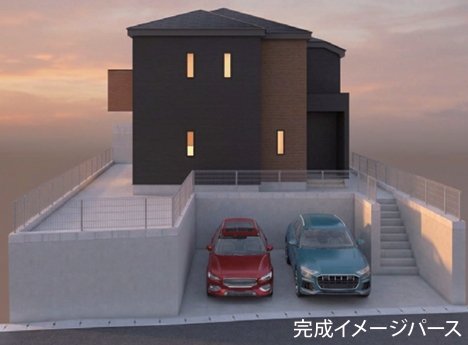 町田市つくし野4丁目の新築戸建ての外観の写真