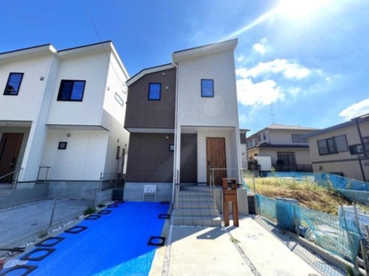 町田市鶴川4丁目の新築戸建て1号棟の外観の写真